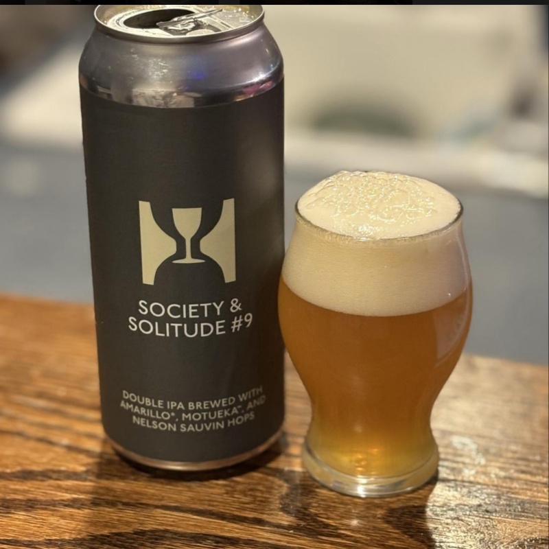 Hill Farmstead -- Society & Solitude #9 -- [8% Hazy w. NZ Hop Blend] -- Apr 22nd