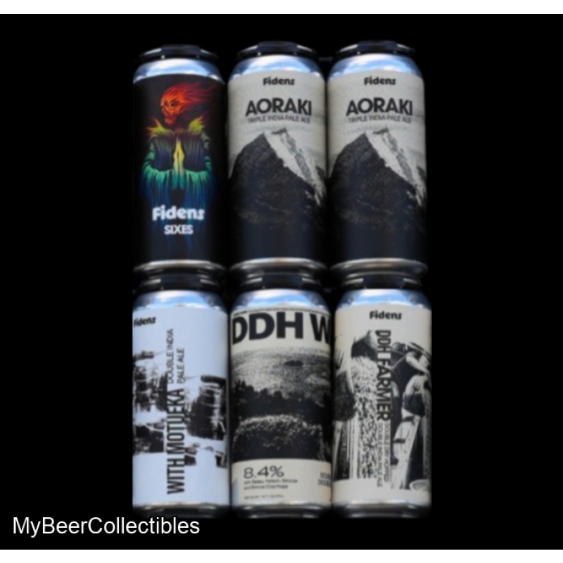 6 Pack Newest FIDENS 2x Aoraki TIPA DDH Waiheke Farmer Sixes w/Brujos Jasper Motueka