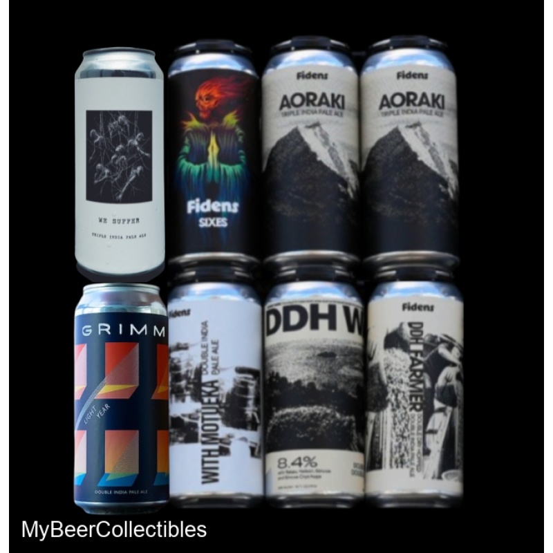 8 Pack Newest FIDENS R + B / Troon  2x Aoraki TIPA DDH Waiheke Farmer Sixes w/Brujos Jasper Motueka