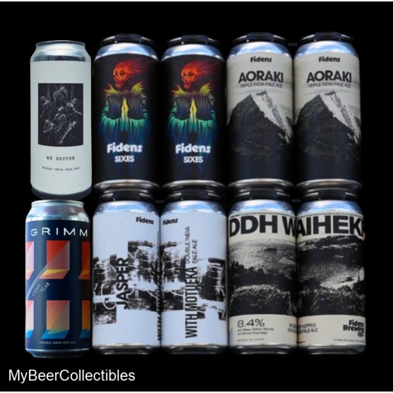 12 Pack FIDENS R + B / Troon Brujos Grimm 2x Aoraki TIPA DDH Waiheke Farmer Sixes w/Brujos Jasper Motueka