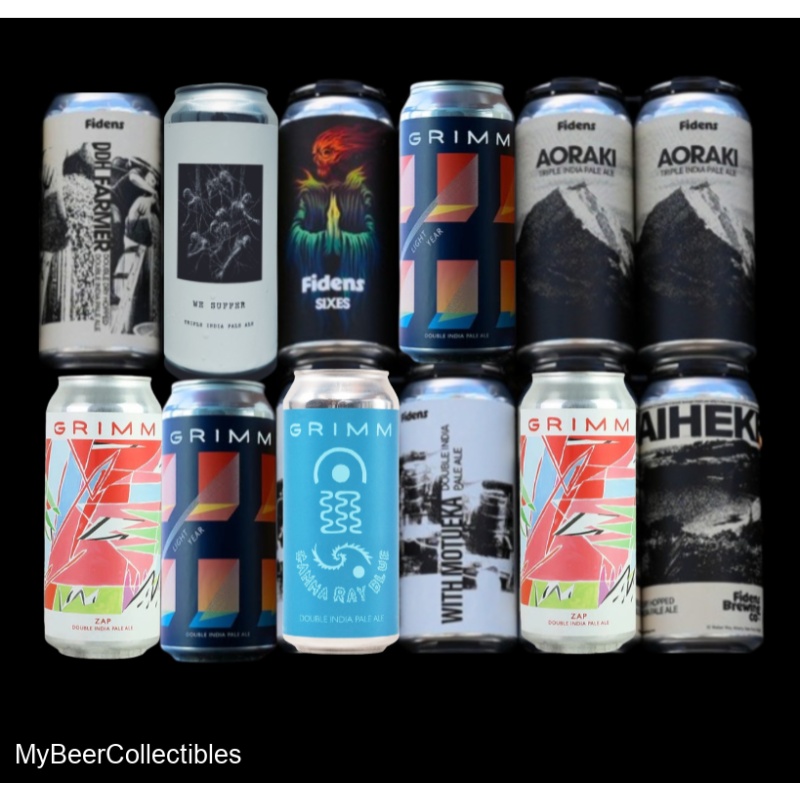 12 Pack FIDENS R + B / Troon Brujos Grimm 2x Aoraki TIPA DDH Waiheke Farmer Sixes w/Brujos Jasper Motueka