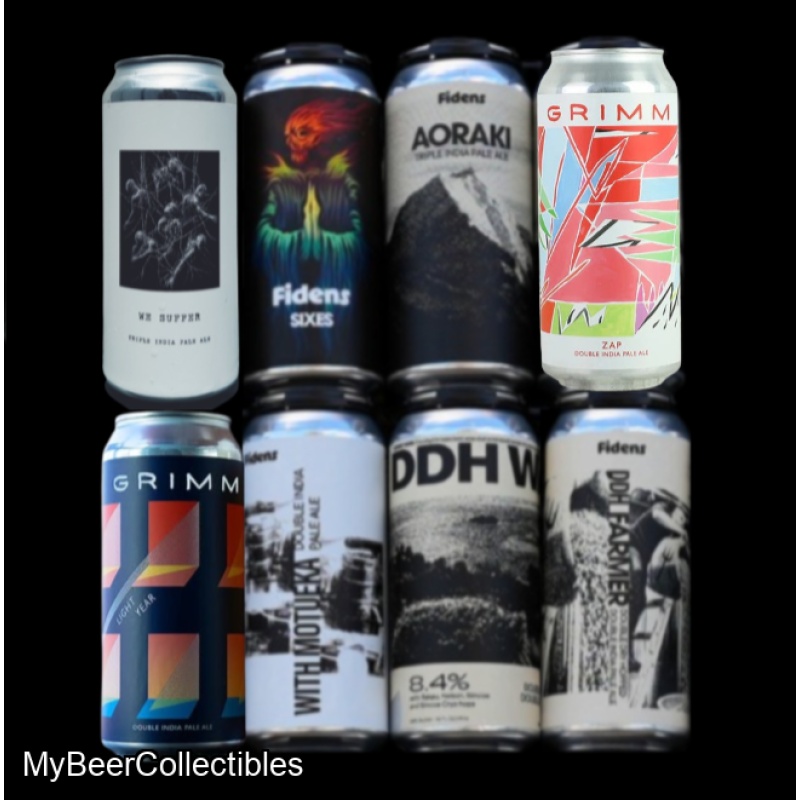 8 Pack Newest FIDENS R + B / Troon Grimm Aoraki TIPA DDH Waiheke Farmer Sixes w/Brujos Jasper Motueka