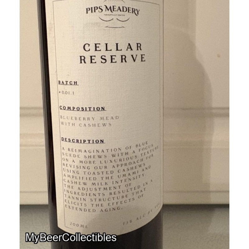 Pips Meadery Cellar Reserve 001.1 (BSS variant)