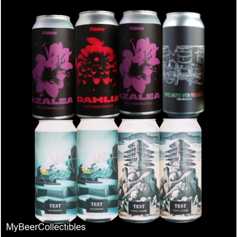 8 Pack Fidens Test w/ Azalea Dahlia Triple Jasper Peacharine Eternal Echoes Holography