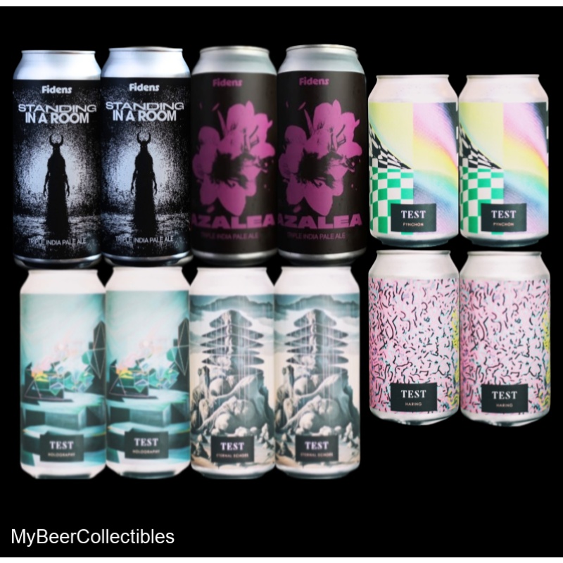 12 Pack Fidens Test : TIPAs, DIPAs, Modern Pilsners