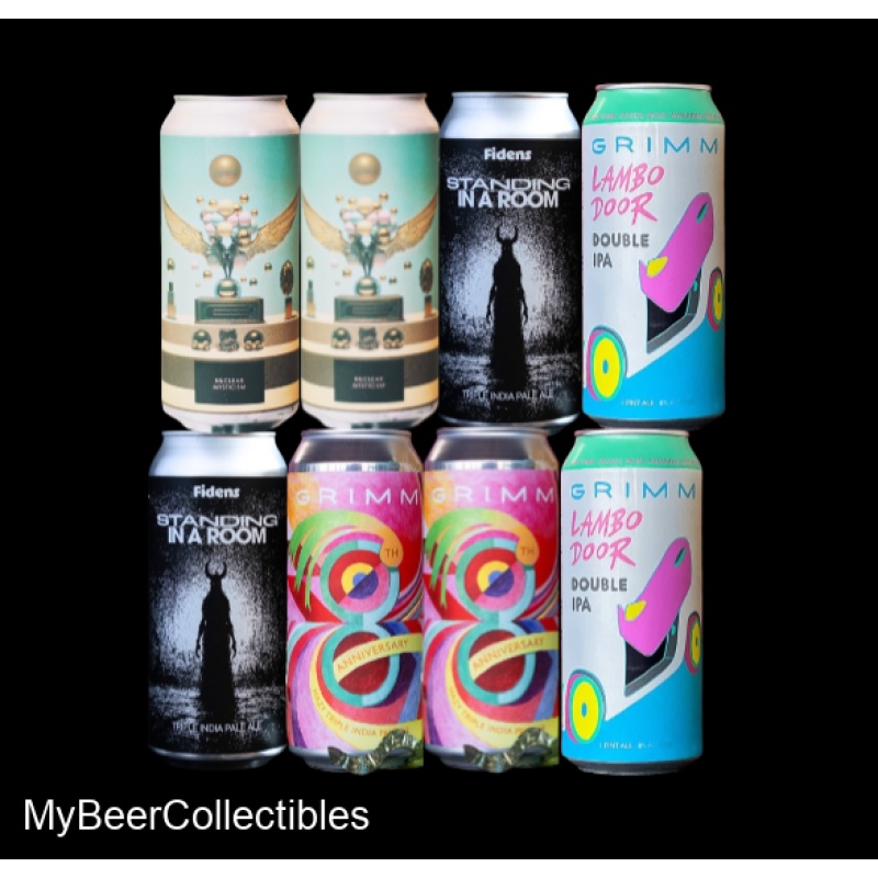 8 Pack w/ TIPAs Test / Omnipollo Nuclear Mysticism + Fidens Standing in Room + Grimm 7th Anniversary