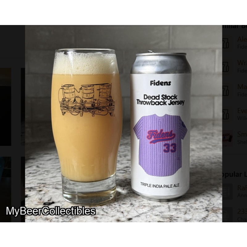 Fidens + RaR -- Dead Stock Throwback Jersey [10.1% NZ Cryo Kief Nelson Riwaka] -- June 23rd