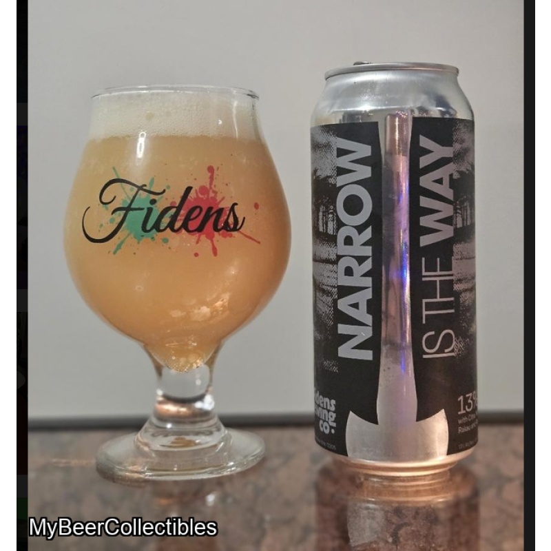 Fidens -- Narrow is the Way [13% Hazy Citra Waimea Rakau] -- Aug 19th