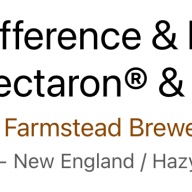 HILL FARMSTEAD -- Difference & Repetition: Nectaron & Simcoe -- Sept 2nd