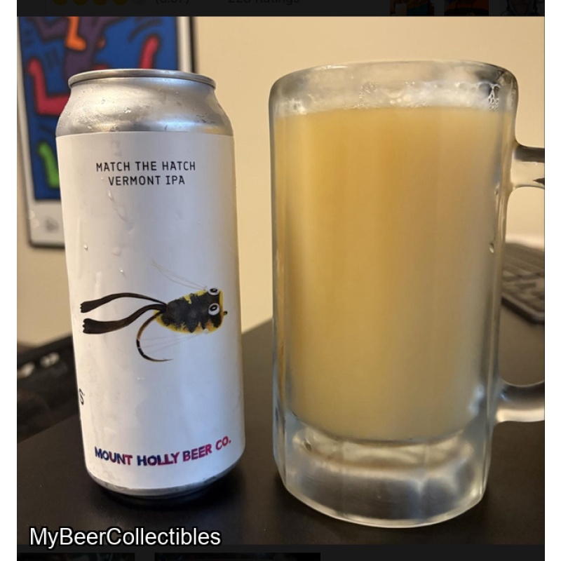 Mount Holly Beer Co. [VT] --  Match the Hatch [9.2% Small Batch VT Hazy] -- July 21st