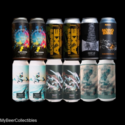 12 Pack Newest TEST & Fidens incl. Triple Waiheke Dream Wars U.S. Imprint 01 Axe w/Peach & Evil Twin NYC Tickets To Sunset