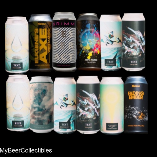 12 Pack Newest TEST & Fidens incl. Intercosmosis Triple Waiheke Dream Wars U.S. Imprint 01 Axe w/Peach & Evil Twin NYC Tickets To Sunset