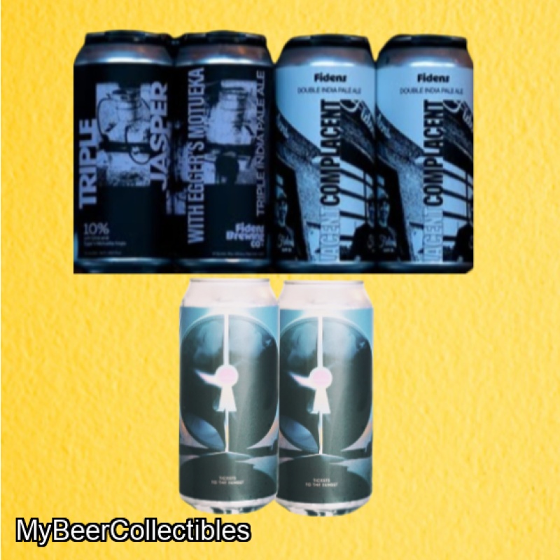 6 Pack Fidens Triple Jasper Motueka + Complacent + New Version TEST / Evil Twin NYC Tickets to Sunset (Released 9/24)