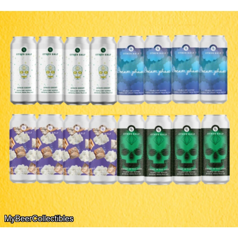 $9.50/can shipped 16 Pack Other Half / Parish / Phase 3 inc. TDH Space Ghost - Ghost in the Code - Beignets with Cream - Dream Phase