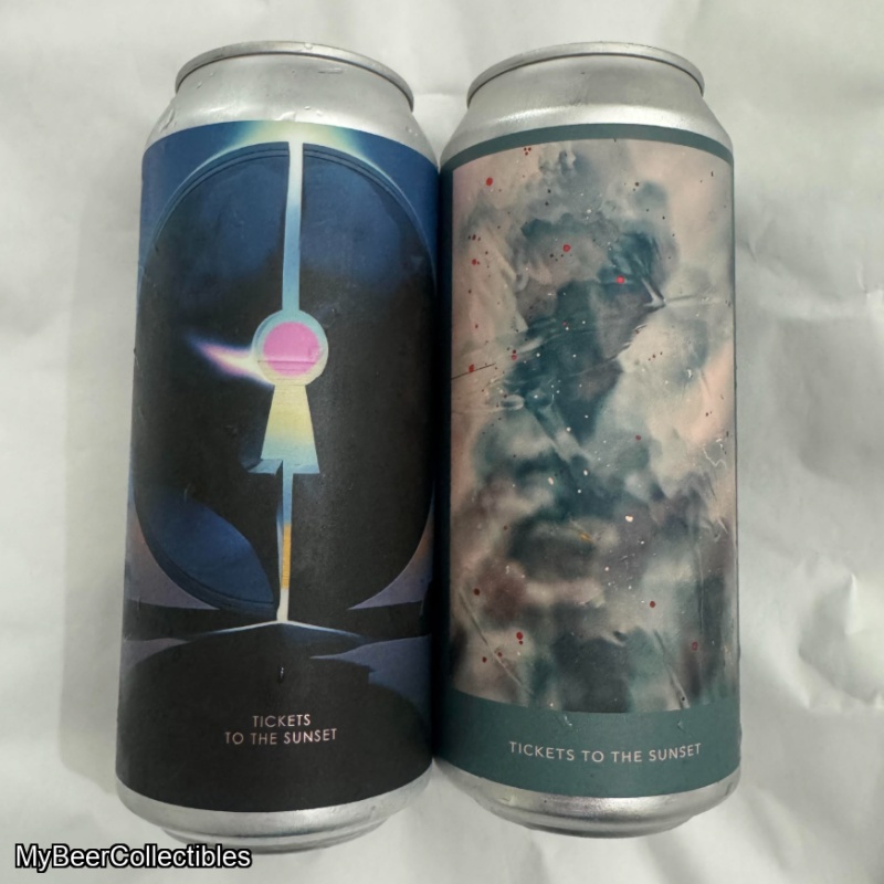 2 cans: Both versions Test x Evil Twin NYC TICKETS TO THE SUNSET TIPA