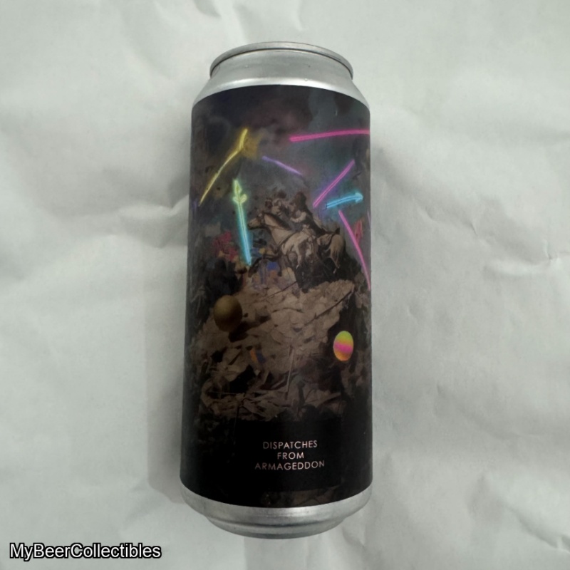 TEST / Brujos DISPATCHES FROM ARMAGEDDON Quadruple IPA - Citra, Galaxy, Eclipse on barley, wheat and oats