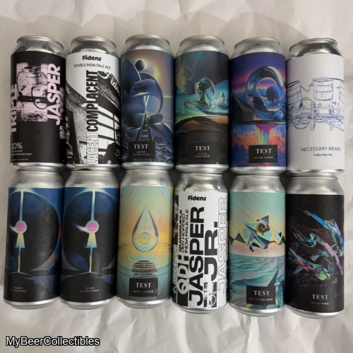 Excellent 12 pack Fresh Fidens & Test - 11 Different Cans Incl. Tickets to Sunset & Triple Jasper w/ Motueka