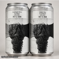 Two Fresh Fidens Anniversary 32oz Crowlers : Walker Way with Paw Paw & Quadruple Terra with Peach Crowler