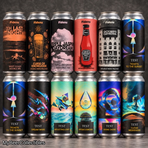12 Pack : 5 Fidens Anniversary Cans + Test
