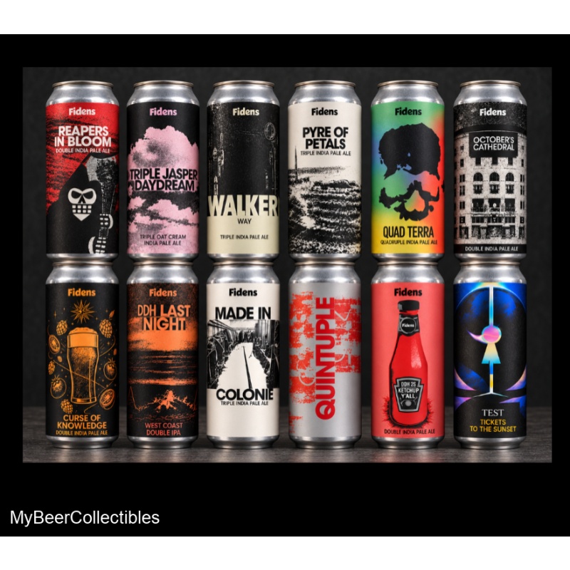 12 Pack - Fidens COMPLETE 2026 Anniversary IPA SET - All the Big Ones in One Set (11 cans) + bonus can