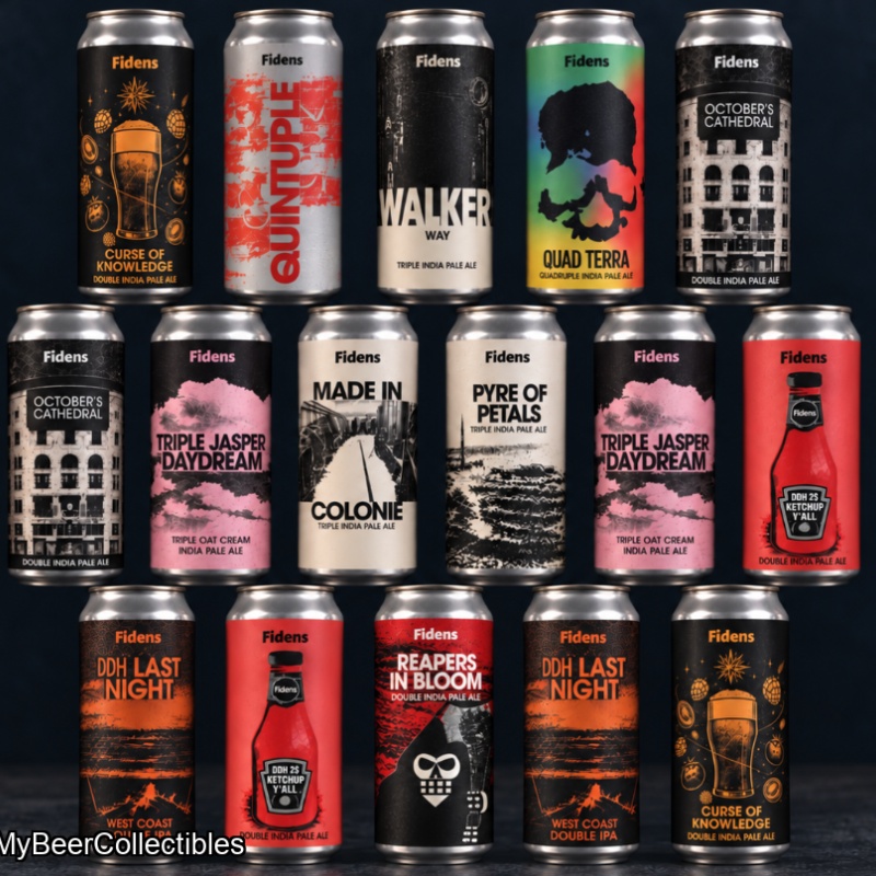 16 Pack - Fidens COMPLETE 2026 Anniversary IPA SET - All the Big Ones in One Set