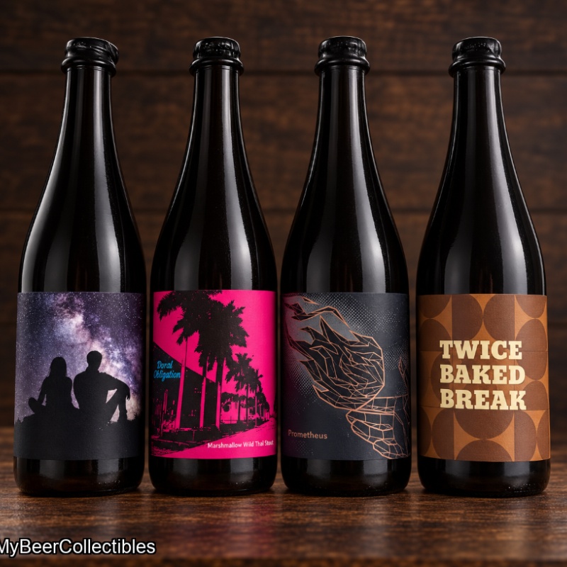 4 Pack Mortalis Fidens Vintage Pastry Stouts w/ Tripping Animals Evil Twin NYC Imprint Doral Obliation Prometheus Written in Stars