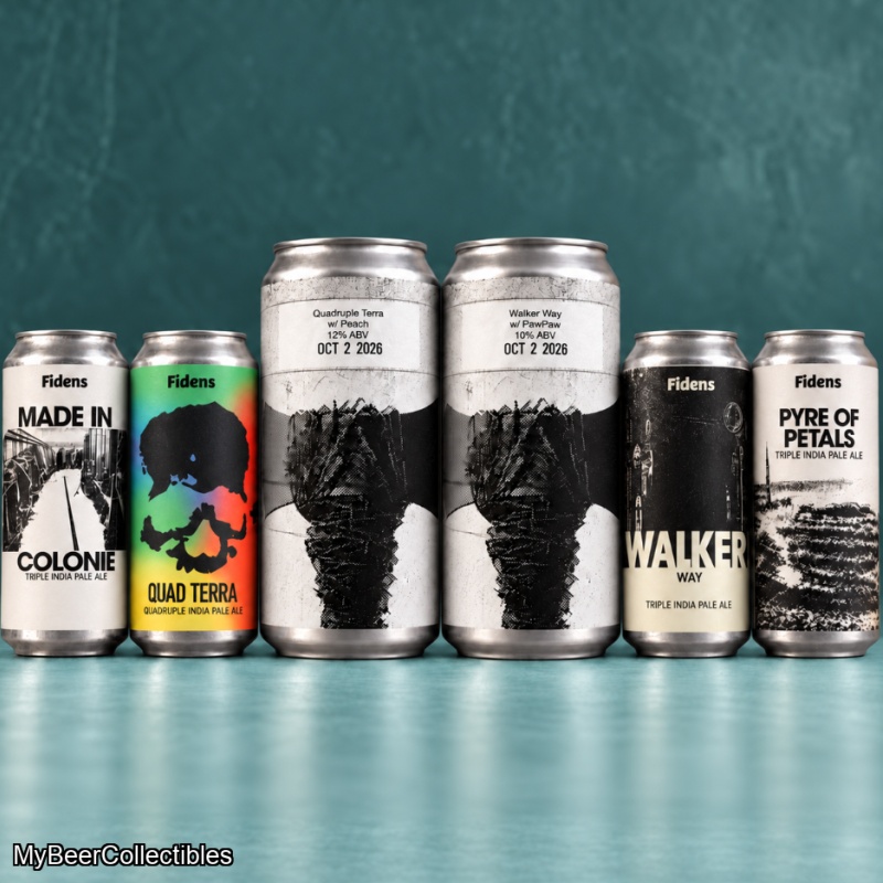 Ultimate Fidens Anniversary Pack: Four Highest Rated Cans + Two 32oz Fruited Variations - Colonie , Pyre, Walker + w/PawPaw, Terra + w/Peach