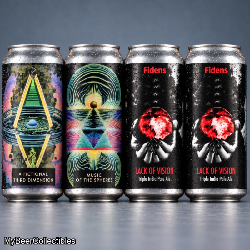 16 Pack Fidens & Test 9 Different cans incl. Test / RAR Music of Spheres Fictional Third Dimension + Lack of Vision New York's Axe
