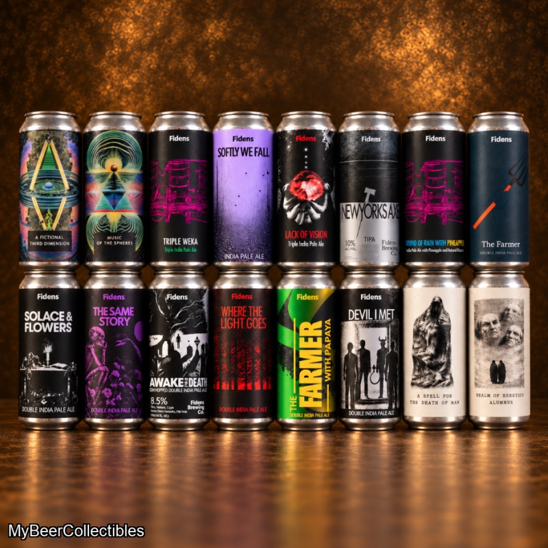 Awesome 16 Pack - All Different Cans - 12 New Fidens  + Test / RAR Music of Spheres Fictional Third Dimension + Root / Brujos Collabs