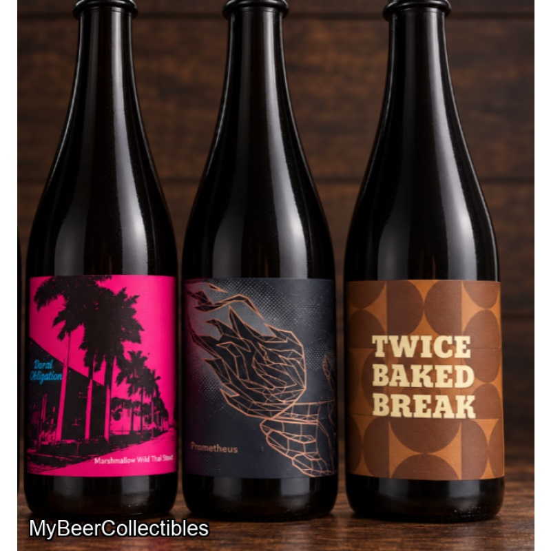 3 Pack Mortalis Vintage Pastry Stouts w/ Tripping Animals Evil Twin NYC Imprint Doral Obliation Prometheus