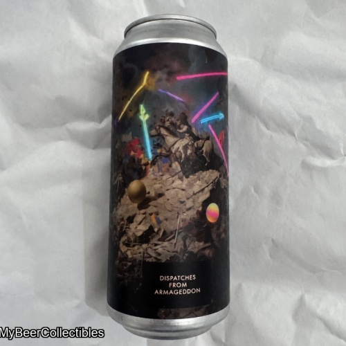 TEST / Brujos DISPATCHES FROM ARMAGEDDON Quadruple IPA - Citra, Galaxy, Eclipse on barley, wheat and oats