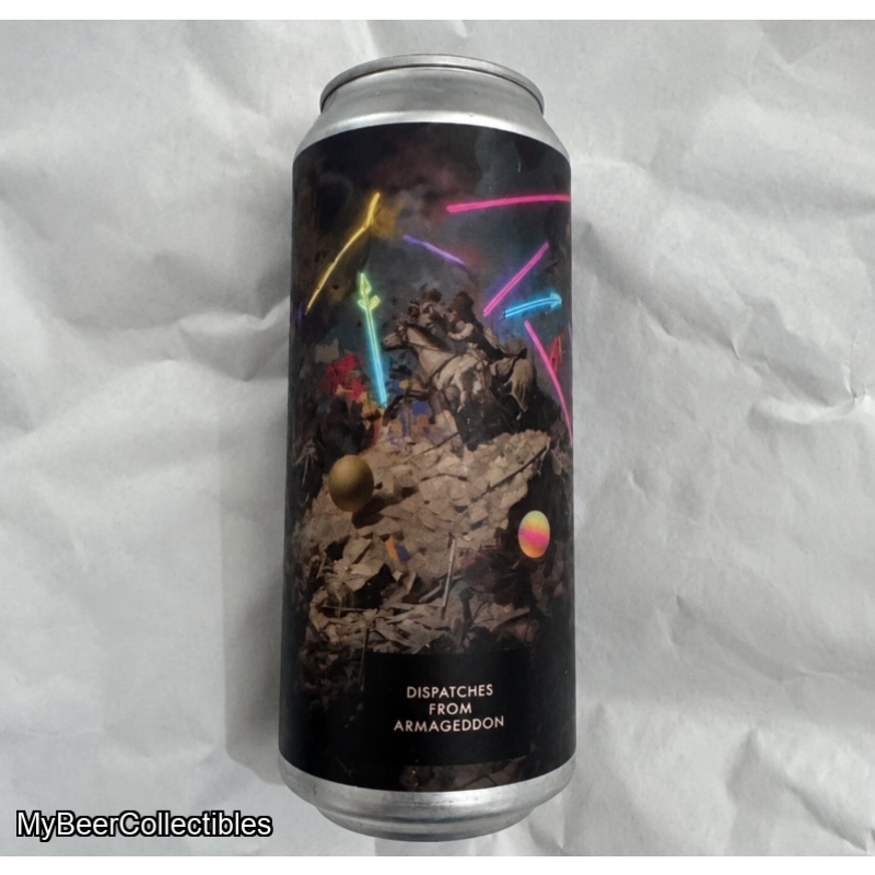 TEST / Brujos DISPATCHES FROM ARMAGEDDON Quadruple IPA - Citra, Galaxy, Eclipse on barley, wheat and oats