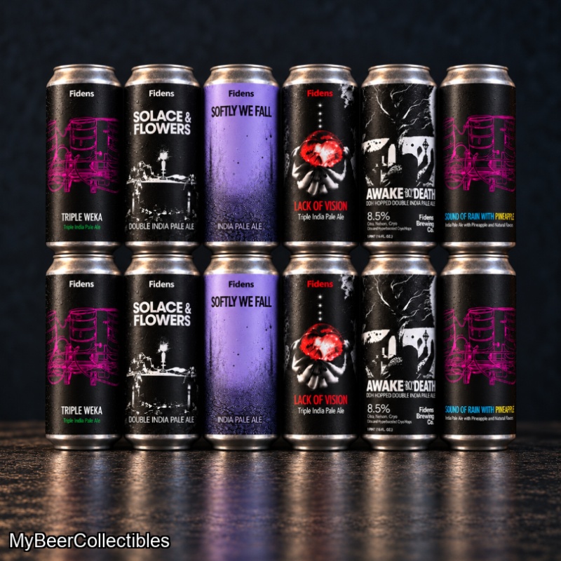 Fidens Elite IPAs 12 Pack - 2 each of Best of 10/12 - 10/24 Weeks Triple Weka Lack of Vision Softly TIPAs and More