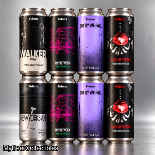 8 Pack of Fidens Triple IPAs  incl. Anniversary Walker Way + Triple Weka , Softly We Fall , Lack of Vision , New York's Axe
