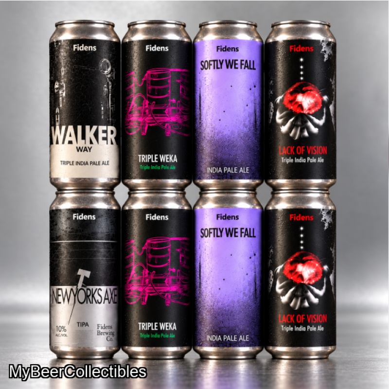 8 Pack of Fidens Triple IPAs  incl. Anniversary Walker Way + Triple Weka , Softly We Fall , Lack of Vision , New York's Axe