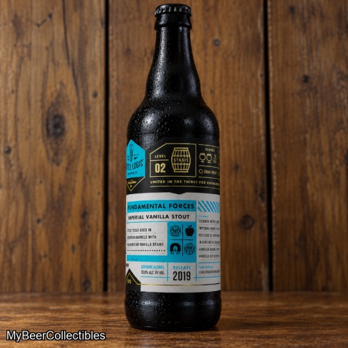Bottle Logic Fundamental Forces 2019  -  18% Barrel Aged Stout with Tahitian Vanilla