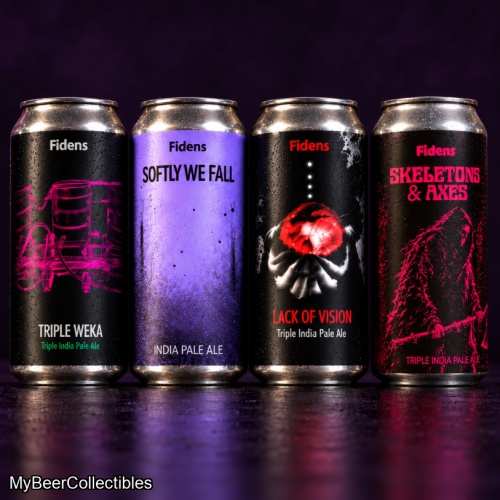 8 Pack of Fidens Triple IPAs  Skeletons and Axes Triple Weka Softly We Fall Lack of Vision