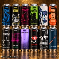 Fidens 12 Pack All Different Cans - 10/12 - 10/31 Weeks Halloween Cans +Triple Weka Lack of Vision Softly TIPAs and More