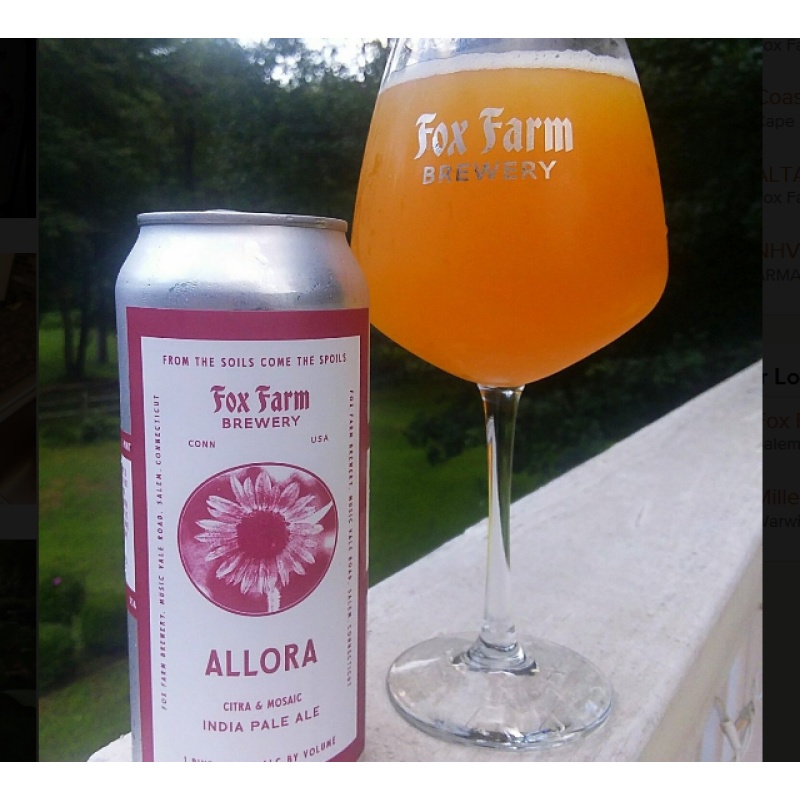 Fox Farm Brewery -- Allora IPA -- Sept 25th