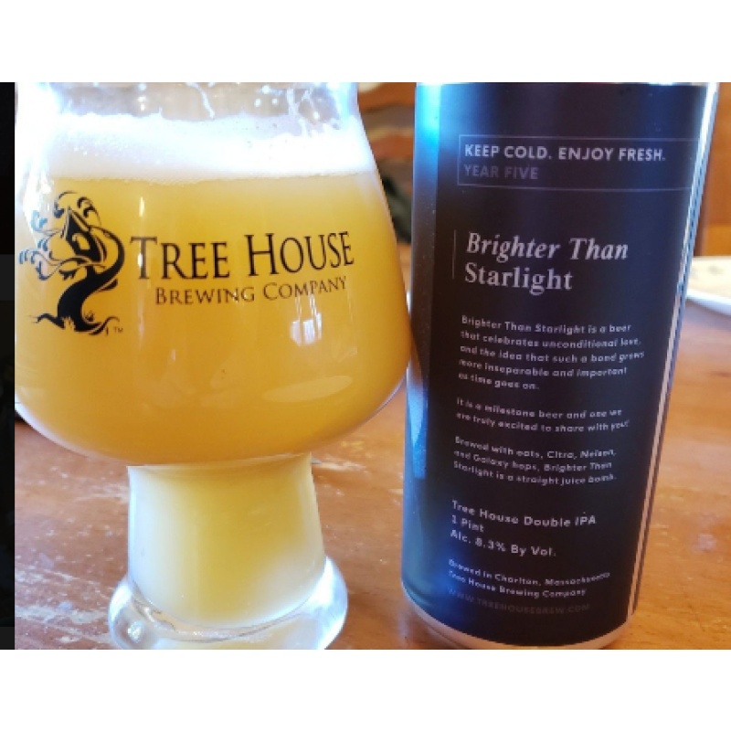Tree House -- Brighter Than Starlight DIPA -- Sept 10th