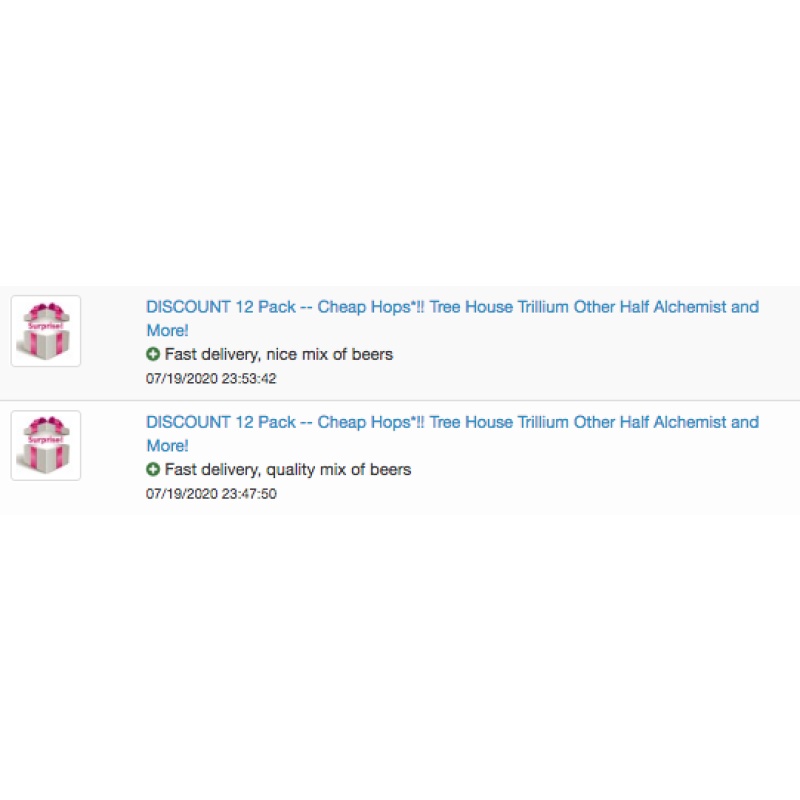 DISCOUNT 12 Pack -- Cheap Hops!! Fidens Tree House Trillium Other Half Alchemist Vitamin Sea Hill Farm and More!