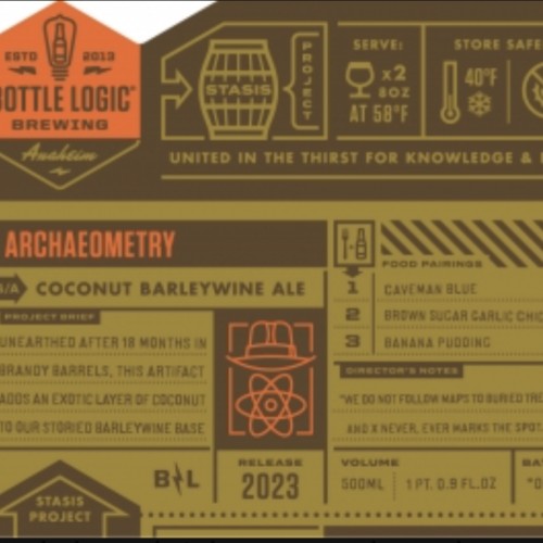 Bottle Logic - Archaeometry (1 bottle)