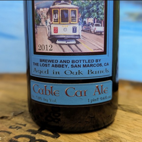 2012 Bottle of Lost Abbey Cable Car