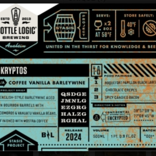 Bottle Logic - Kryptos (1 bottle)