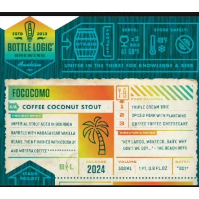 Bottle Logic - Fococomo (1 bottle)