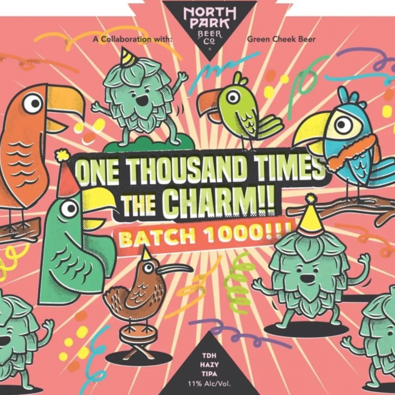 North Park / Green Cheek - 1000 Times the Charm (1 can)