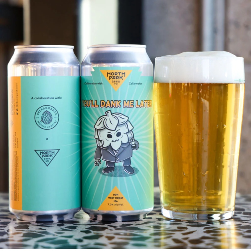 North Park / Cellarmaker - You'll Dank me Later (2 cans)