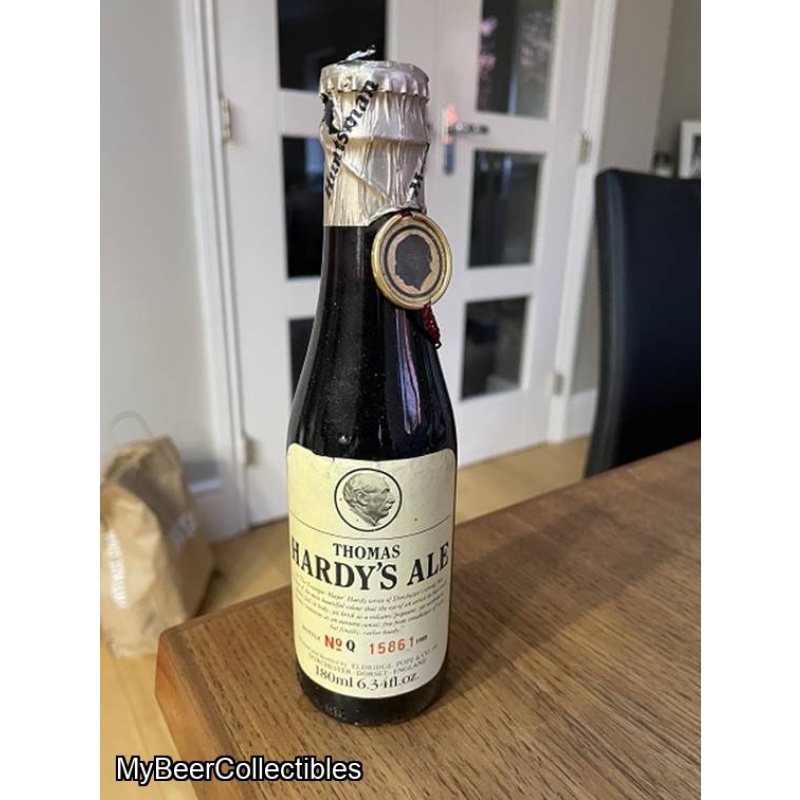 Eldridge Pope Thomas Hardy's Ale: 1988 bottle ('Q' prefix 180ml nip)
