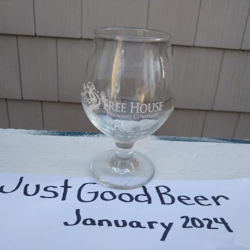 Tree House - WHITE Tree House logo tulip glass