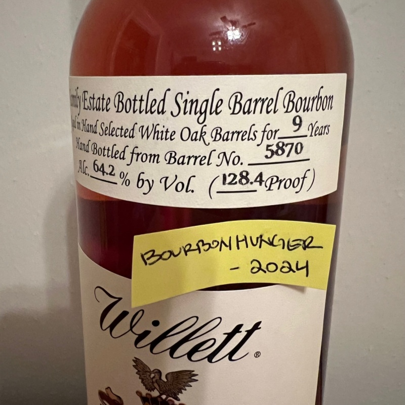 Willett 9yr Bourbon Store Pick (FREE SHIPPING within CONUS)